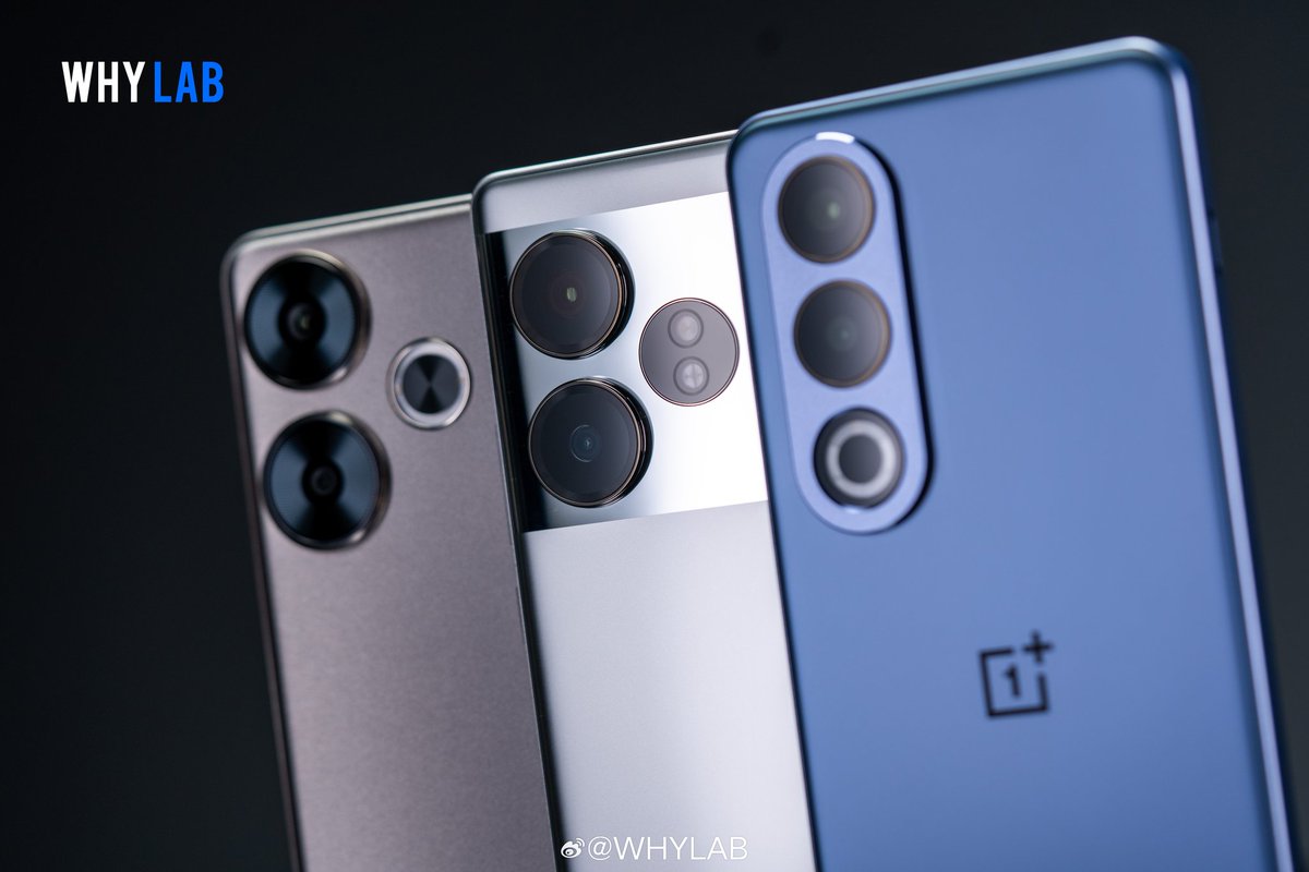 TechHome100's tweet image. Realme GT Neo6 SE, Redmi Turbo 3 and OnePlus Ace 3V design comparison.
GT Neo6 SE has better bezel and chin control.
#realmeGTNeo6SE #RedmiTurbo3 #OnePlusAce3V