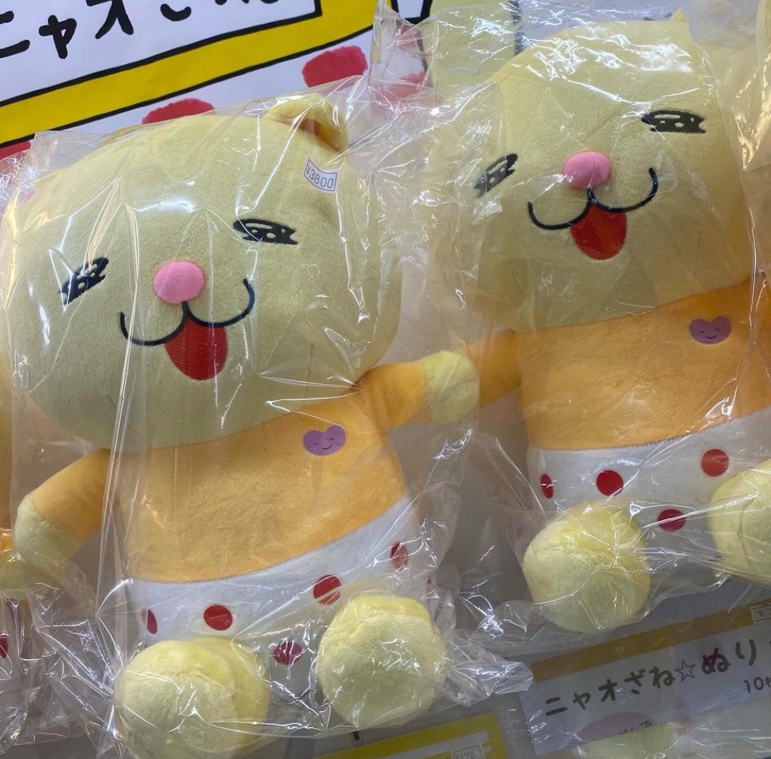 karvan_az's tweet photo. 🐱ニャオざね🐱ぬいぐるみ販売開始❕
⁡
《ニャオざねぬいぐるみ》入荷しております💛
当店で販売するのは初めてです！
約30cmの大きなサイズ！
フワフワした触り心地で可愛いですね💓
⁡
そしてなんと！
ニャオざねの着ているTシャツも入荷！
ニャオざねとお揃いのTシャツ着れちゃいますよ👕 https://t.co/qYpEkeETSK