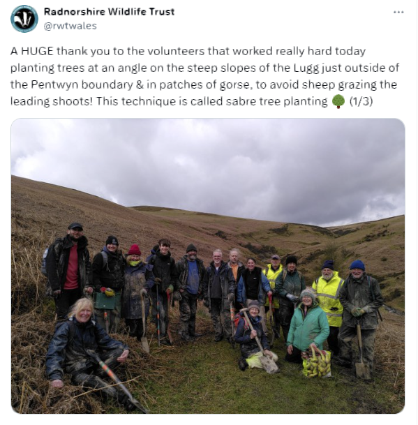 JacotheNorth's tweet photo. Do these clowns know what they're doing?
There is a reason trees don't grow at that altitude, and it's not farming. Elsewhere, they say so themselves
@WelshGovernment throws millions every year at wildlife trusts to buy Welsh farms as playthings for retirees and the idle rich https://t.co/fZbC1EdlMG