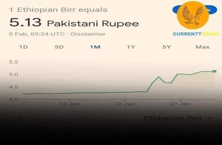 کیا سچ مچ ایتھوپیا جیسے قحط زدہ ملک کی کرنسی بھی ہم سے طاقتور ہو گئی ہے ؟ یقین نہیں آ رہا