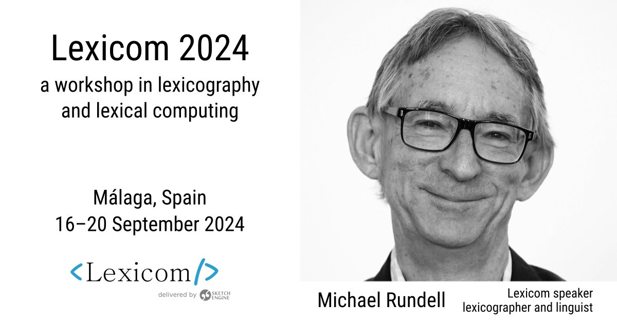 Don't miss Lexicom 2024 in Málaga, Spain. Immerse yourself in #lexicography and #corpuslinguistics. Discover new techniques including the usage of #AI for building dictionaries, over five days of hands-on experience, and expert-led sessions. lexicom.courses/lexicom-2024-m…