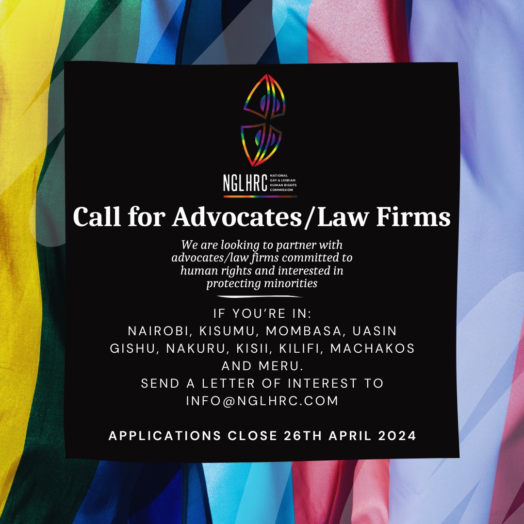 Calling all passionate advocates and lawyers to join us in the fight for equality and justice. Together, let's create a world where everyone can live authentically and without fear✊🏾❤️ Applications close on 26th of April! #EqualityAndJusticeForAll #ikokazike