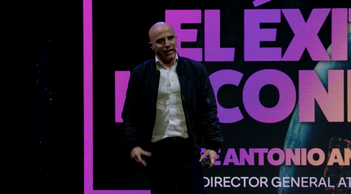 Atresmediapubli's tweet image. José Antonio Antón, Director General de Atresmedia Televisión, en el #Upfront de #AtresmediaPublicidad #TheBrightSide
☑️Atresmedia tiene un modelo de contenidos claro marcado por la calidad y variedad de sus contenidos, y los límites. Un modelo “confiable” y de "éxito"