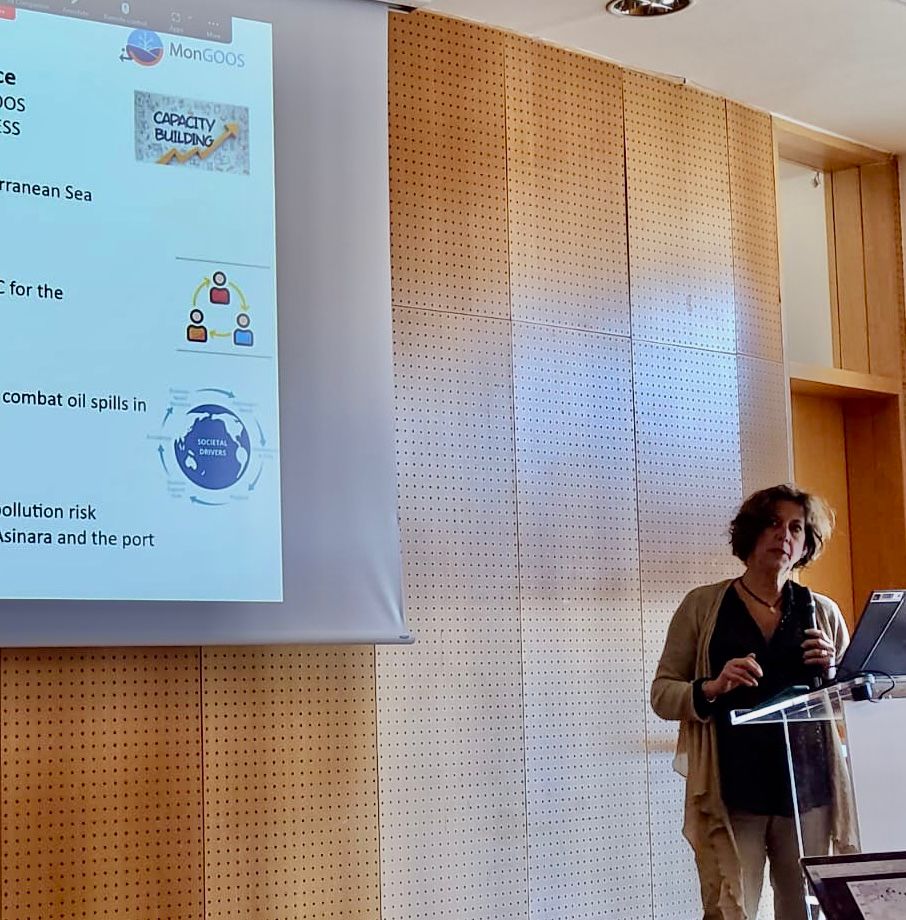 OGS_IT's tweet image. .@CardinVanessa, chair of #MonGOOS, presented the Mediterrenean activities and future perspectives at the 11th GOOS Regional Alliance Forum in Barcelona #oceanobservations Info goosocean.org