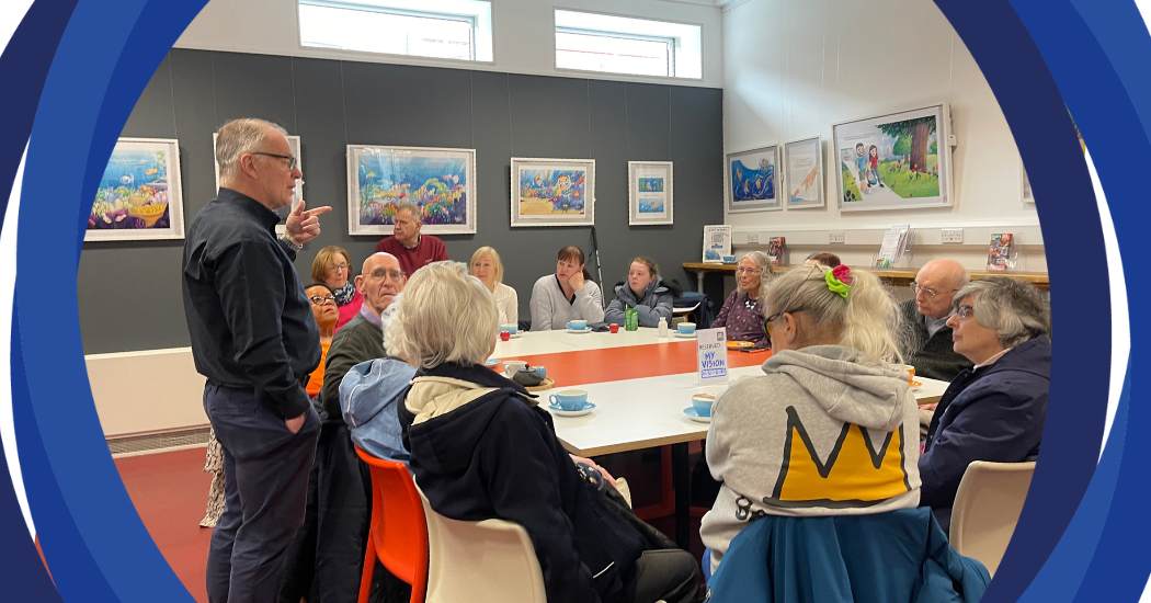 Thank you so much to @OptelecUK for joining our latest Didcot Social Group meet-up. We learned about some fascinating technology that makes the world so much more accessible for visually impaired people. If you'd like to join our Didcot Group's next meet-up, please get in touch!