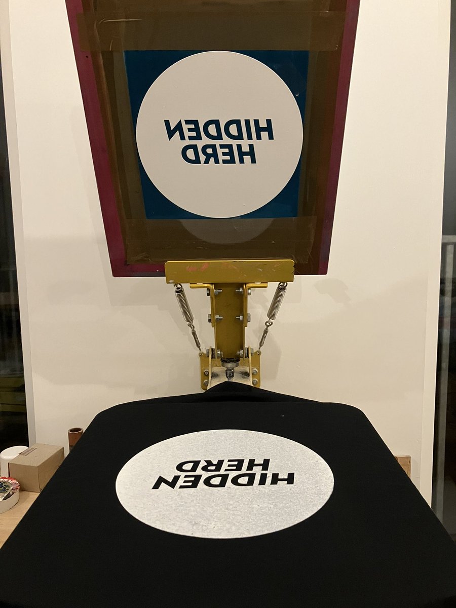 studio_reg01's tweet photo. Some tees for @HiddenHerd last month. Went to a HH night at @thehopeandruin Top draw as per.
Have a good rest of the week all.
#studiorunk #art #print #printmaking #merch #tshirt #tshirtprinting #printing https://t.co/nUEnOG2XbU