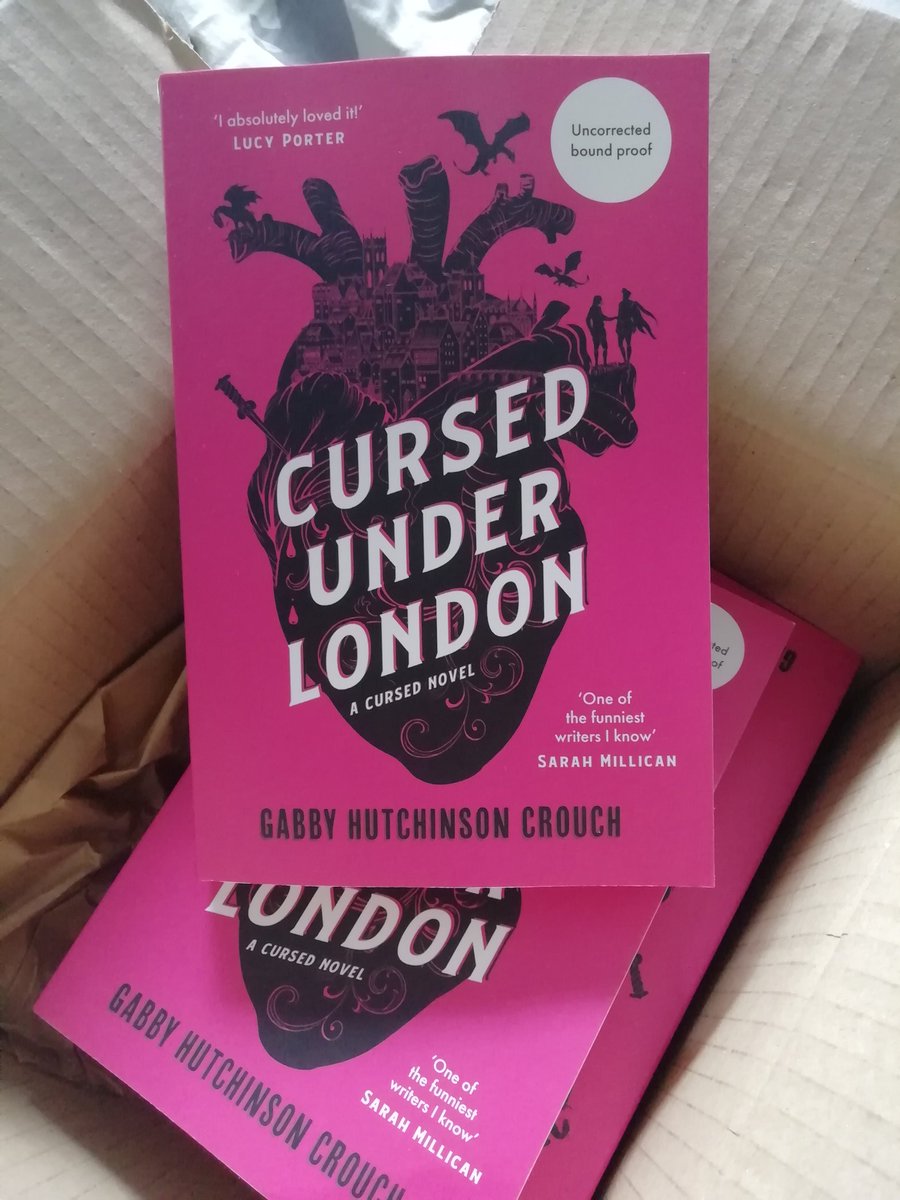 My author's copies of Cursed are with me! God's Tits, they're pretty!