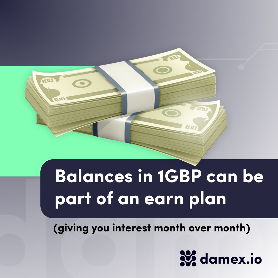 Introducing the 1GBP stablecoin to the Damex App soon👏