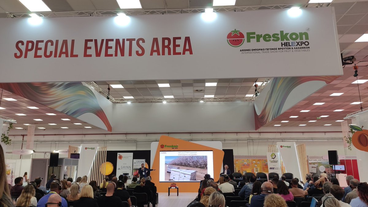 Στο συνέδριο για το βερίκοκο, <a href="/FreskonCongress/">Freskon Congress</a> ακούμε για την σπουδαιότητα της υποβοήθησης της γονιμοποίησης κατά την άνθιση. <a href="/MyUltraLife/">Christos D. Katsanos - Chevalier de l'Imaginaire</a> #bumblebees #pollination <a href="/Koppert/">Koppert</a>