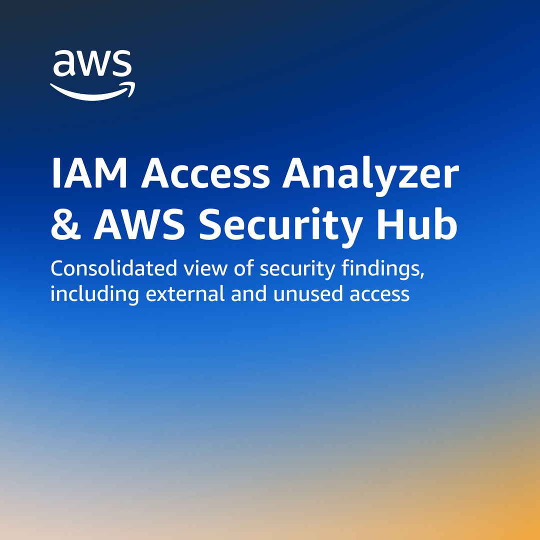 Watch this video to learn how you can send IAM Access Analyzer external access and unused access findings to AWS Security Hub for a consolidated view and to reduce security risks. go.aws/49rqgtP