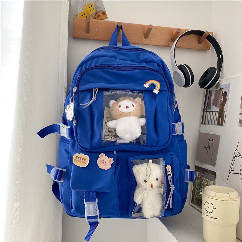 (พร้อมส่ง 17 Apr 🛒)
Ita bag อิตะแบค กระเป๋าเป้ มีช่องโชว์ตุ๊กตา 

- มี 4 สี
- size 29 * 43 * 13.5 cm 
- ราคา 220.- (ส่งฟรี ems)

✅ หนังสือ/ipad/laptop 
📎 รับธนาคาร/วอลเล็ต 

#อิตะแบค #อิตะแบคพร้อมส่ง