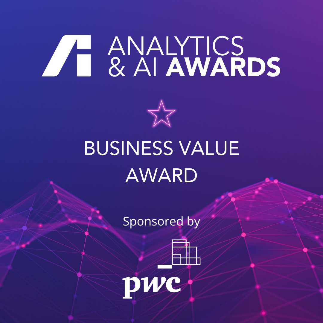 Announcing our Business Value Award sponsored by @PwCireland for this year's Analytics & AI Awards. Submit your application now: analyticsinstitute.org/event-calendar… #TheAnalyticsInstitute #AnalyticsAwards2024