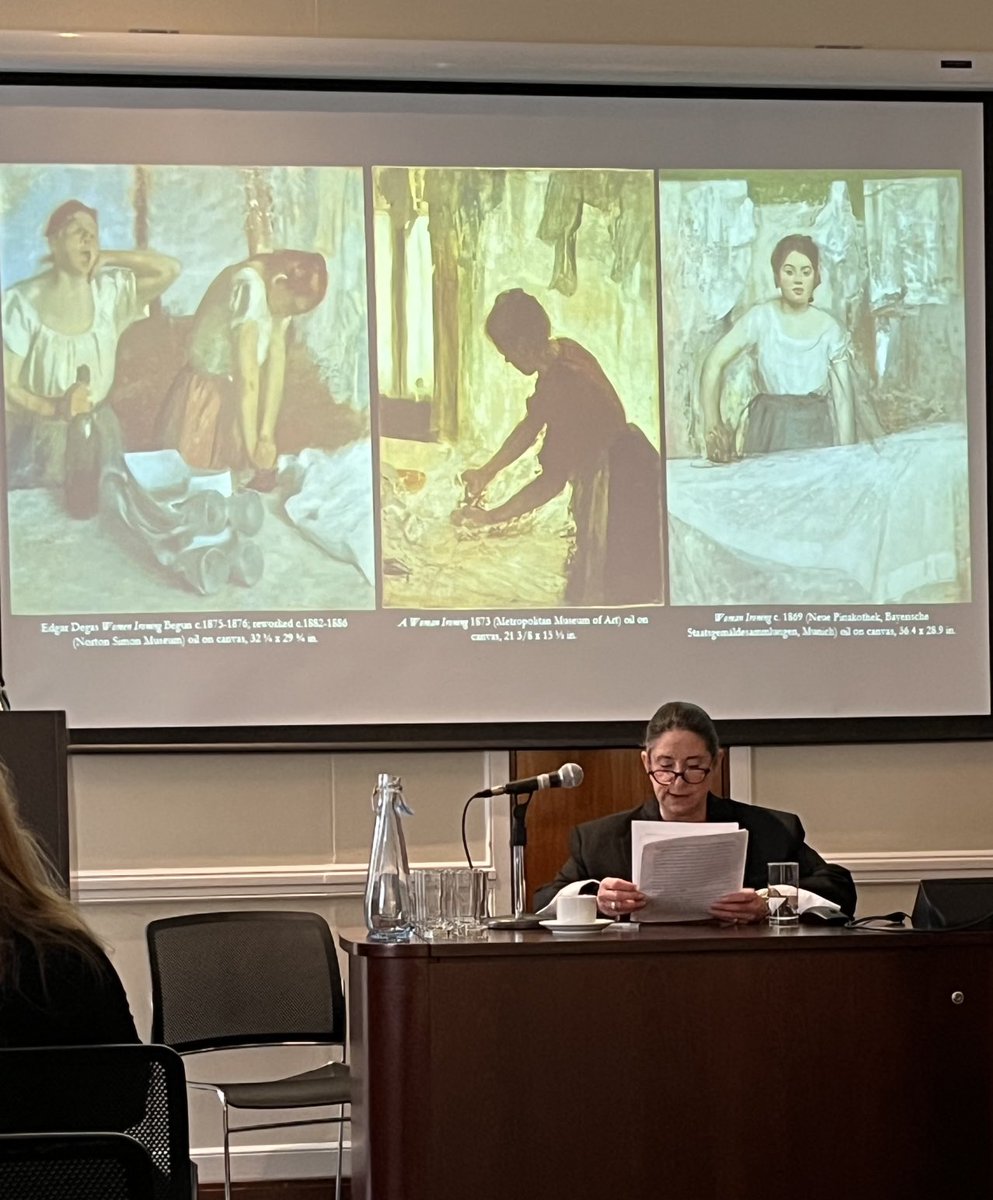 Jennifer Yee 👁️ @jenwhy.bsky.social (@yee_jenn) on Twitter photo Brilliant application of ecocriticism to Degas’ paintings of ironing women in the toxic air of full of charcoal, ferrocyanide, cobalt blue and other bleaching products. <a href="/MarniKessler7/">Marni Kessler</a> #SDNLondon2024 Brilliant application of ecocriticism to Degas’ paintings of ironing women in the toxic air of full of charcoal, ferrocyanide, cobalt blue and other bleaching products. <a href="/MarniKessler7/">Marni Kessler</a> #SDNLondon2024
