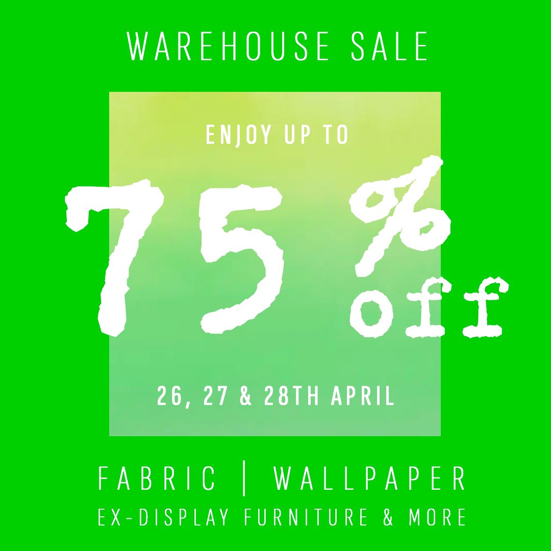 !! SAVE THE DATE !! 

It’s back… 

We are delighted to announce that the Warehouse Sale will be taking place 26th-28th April. Tap here for more info 👉🏻 bit.ly/4cTyeyJ