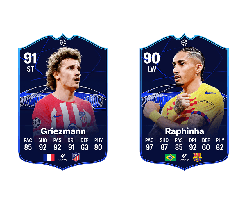 La Liga domination in the #UCL yesterday 🔥 😮‍💨 Would these cards make your team to lead it to glory 🤔