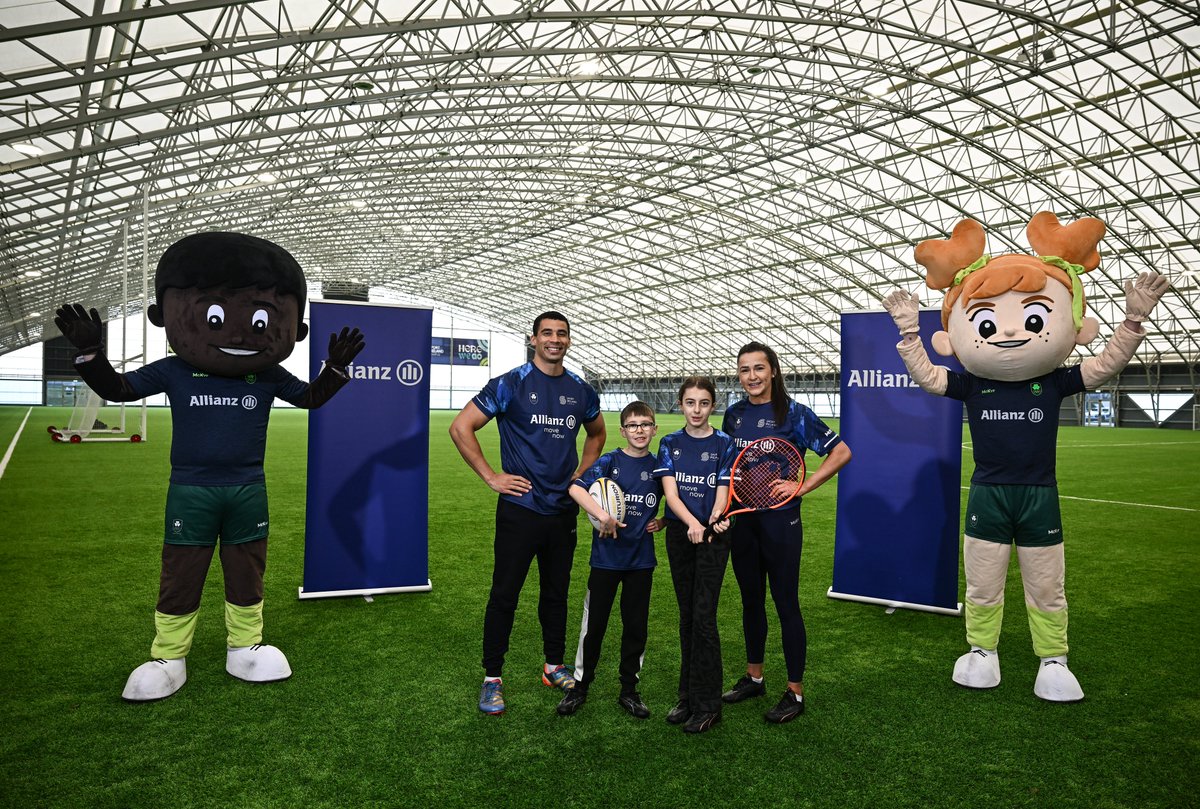 🚀Team Ireland’s Phil Healy, Irish Olympic Sprinter and Jordon Conroy, Irish Olympic Rugby 7s player, launched the 2024 @SportIreCampus Kids' Camps in partnership with @TeamIreland & @AllianzIreland today🤸‍♀️ ⏩sportirelandcampus.ie/kids/kids-camp…