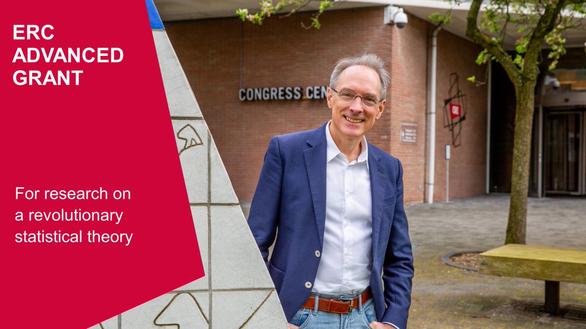 🎉Congratulations to Peter Grünwald (CWI, @LeidenScienceEN)! He has been awarded an ERC Advanced Grant of 2.5M EUR for the project FLEX (Flexible Statistical Inference) by @ERC_Research. Read more here 👉cwi.nl/en/news/erc-ad…