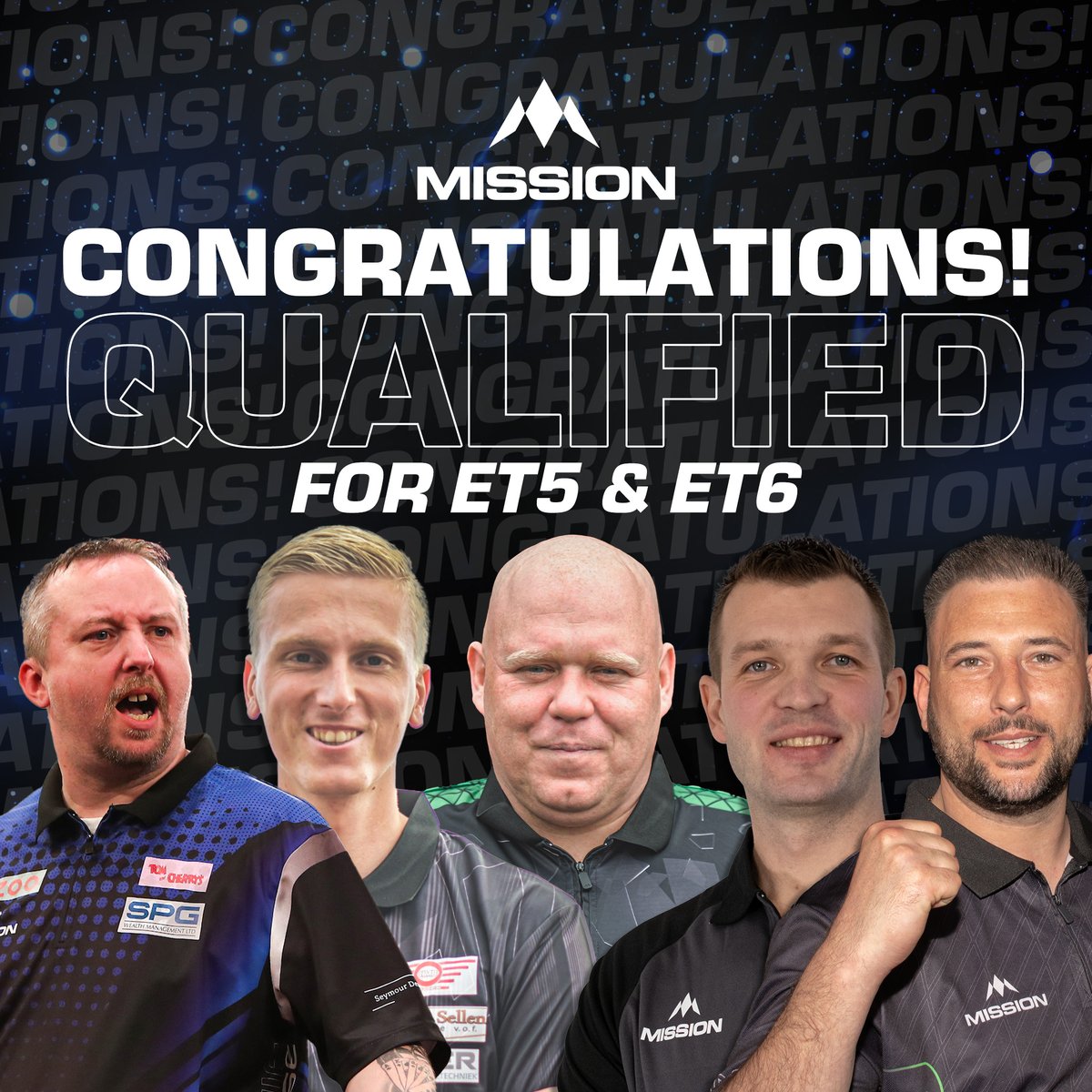 🇦🇹🇩🇪🇪🇺 Congratulations to @madarsrazma @RitchieEdhouse & @WesselNijman180 for securing a European Tour qualification double in Leicester yesterday! The trio will be in ET5 (Graz) & ET6 (Kiel), whilst @SmashLukeman180 and Graham Hall also qualified for ET5! #ForTheWin