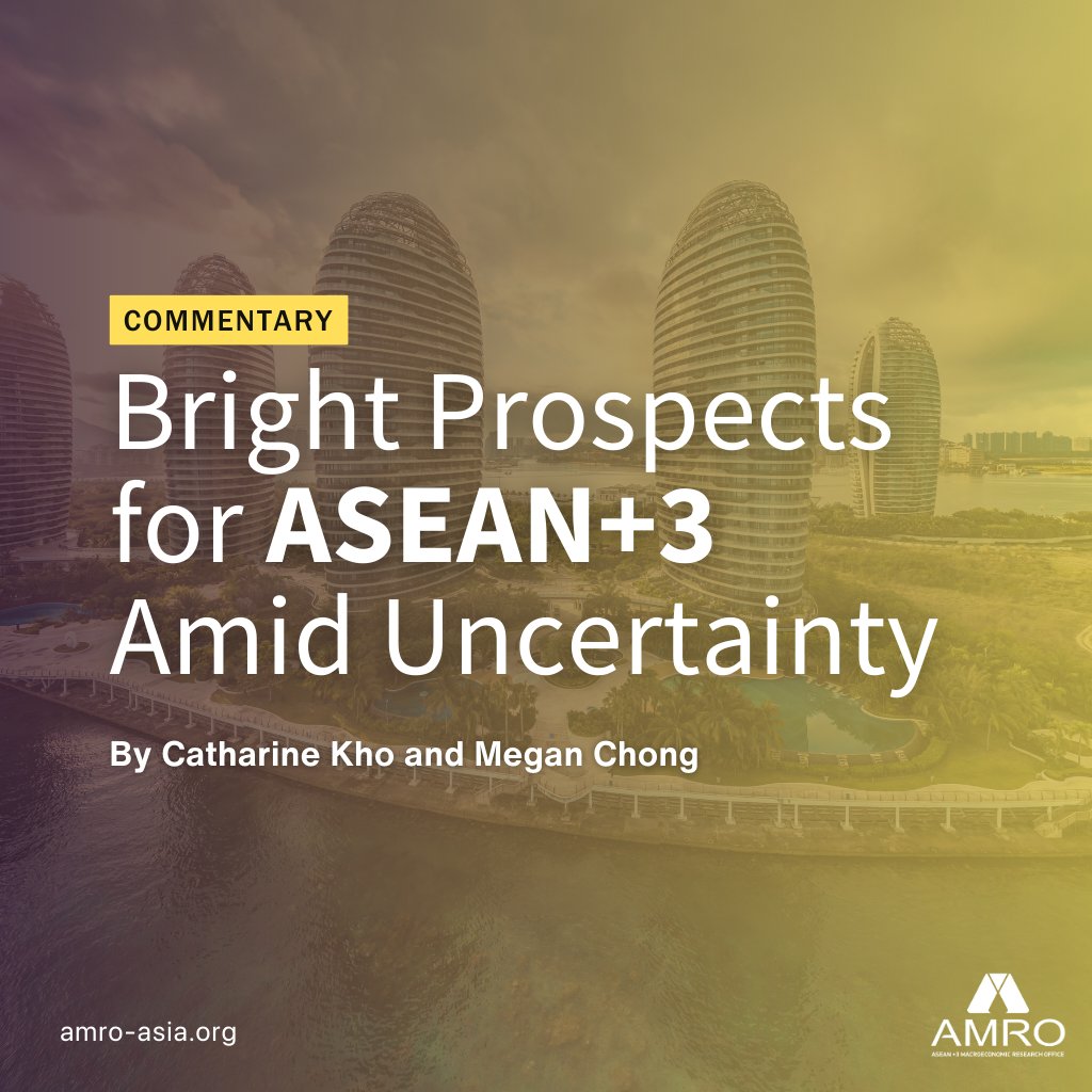 Growth momentum in #ASEANplus3 is expected to remain favorable in 2024 and 2025, with robust domestic demand and exports turn around. Read more on the region’s latest outlook from the #AREO 👉 bit.ly/43YIOR1