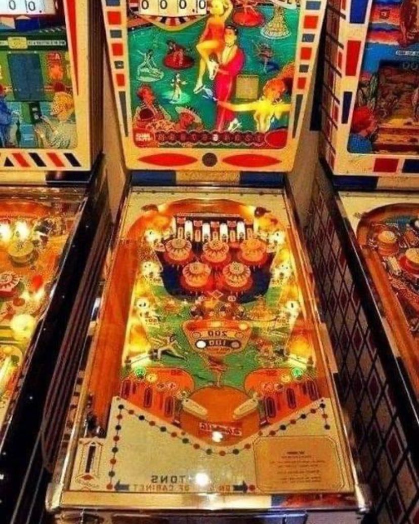 I can still hear the pop sound when you would win a free game. Did you love pinball?
