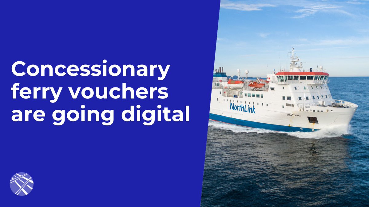 Do you know a young person who travels by ferry? ⛴️ Make sure they know concessionary ferry vouchers are going digital! If they live in #Orkney or #Shetland, they'll need to add vouchers to their Young Scot National Entitlement Card! transport.gov.scot/concessionary-… @necscotland