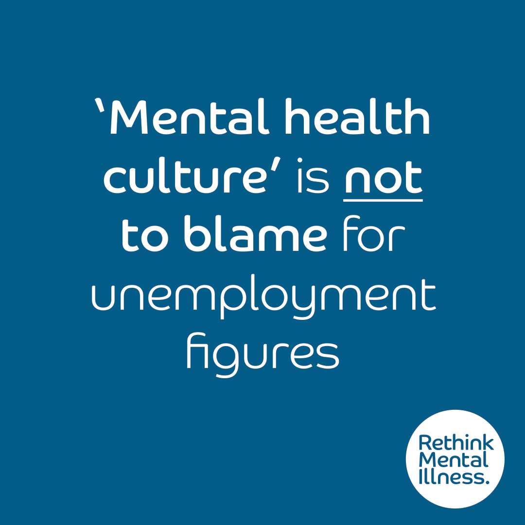 🚨 Recent comments that blame ‘mental health culture’ for employment figures are false. To create a social security system fit for the 21st Century, we must challenge these claims. Here are some facts you can trust 👇 (1/5)