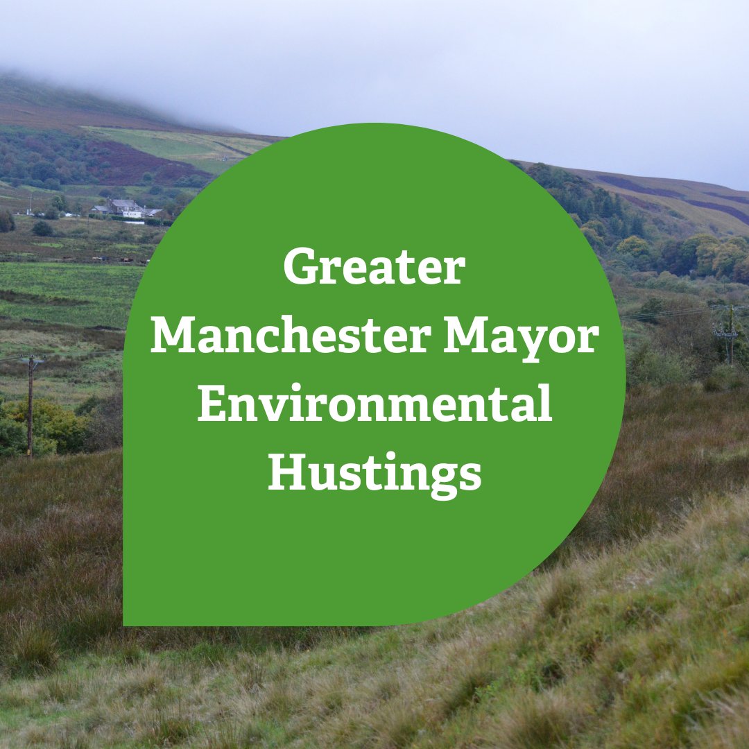 Lancashire Wildlife Trust and Save Greater Manchester Green Belt invite you to our virtual Environmental Hustings next Monday 15th April, 5:45-7pm! 🌳 📍 Online via YouTube: youtube.com/watch?v=5_29yT…