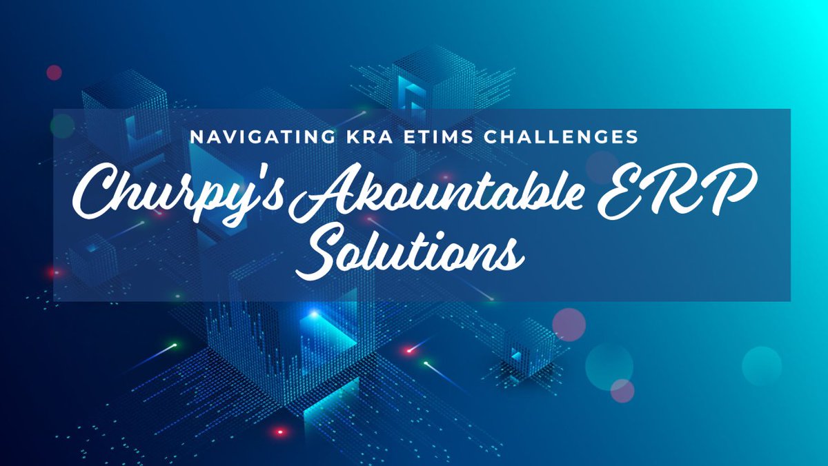 Discover how Churpy's Akountable ERP streamlines invoice management for manufacturers and enables SMEs to track invoices efficiently with its Instant Reconciliation feature, ensuring compliance  amidst ETIMS challenges 📈💡.

#Churpy #AkountableERP #CFOs #AutomatedSolutions