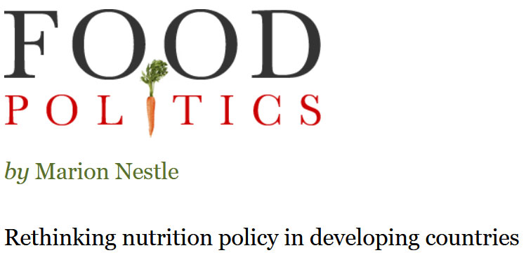 In 2016 we published this column in @HuffPost republished in 🇬🇧 in #foodpolitics. The 🇫🇷 cannot organize the #N4GParis without fully including the major issues of the nutritional transition, double burden of malnutrition, the under-over nutrition & #NCDs foodpolitics.com/2016/10/rethin…