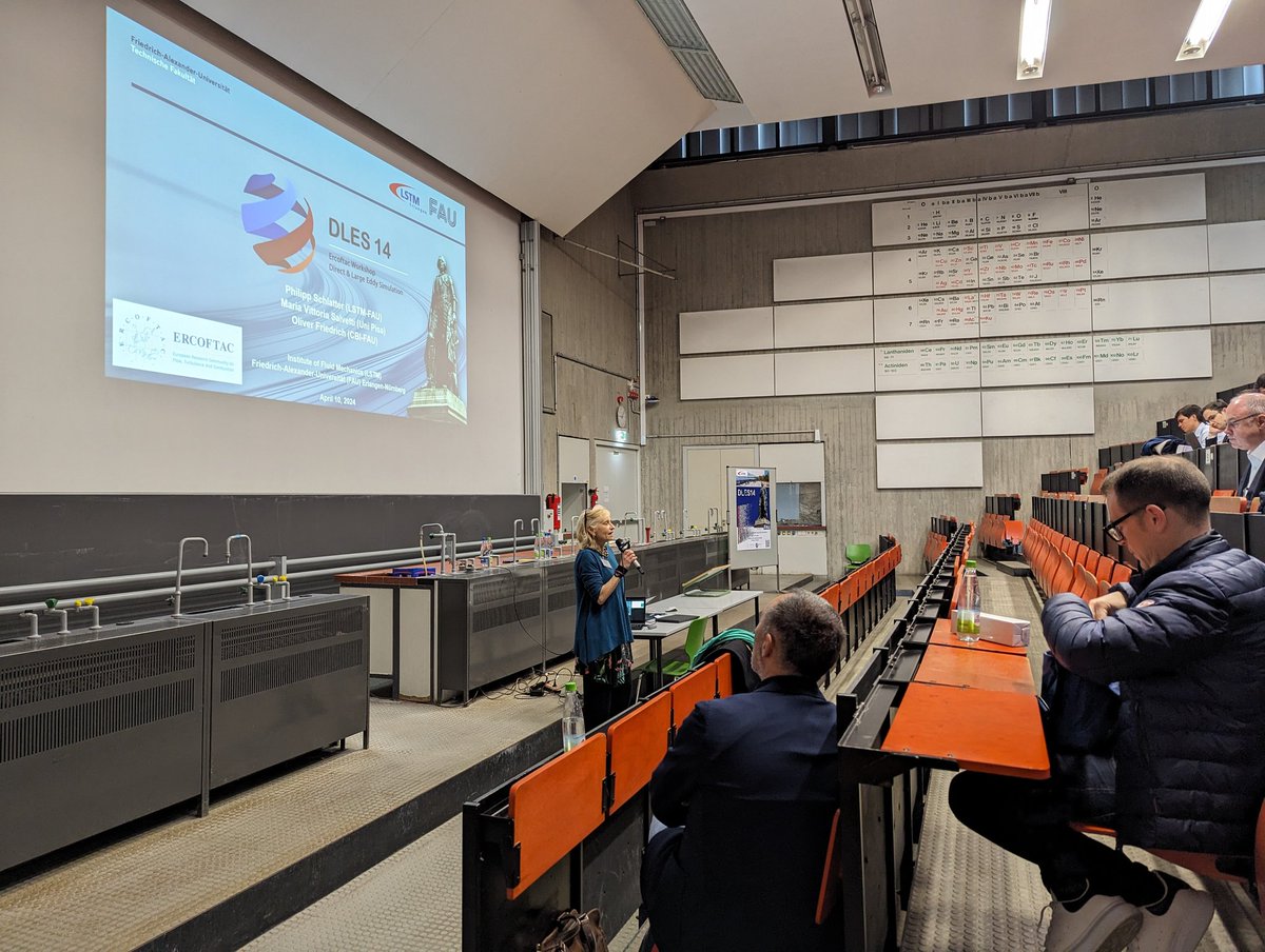 Philipp Schlatter (@pschlatt1) on Twitter photo Welcome to the DLES Workshop organised by the Institute of Fluid Mechanics <a href="/FAU_LSTM/">Institute of Fluid Mechanics (LSTM)</a> at <a href="/CBI_FAU/">Department Chemie- und Bioingenieurwesen (FAU)</a>, <a href="/UniFAU/">FAU Erlangen-Nbg</a> together with <a href="/ercoftac/">ERCOFTAC</a>! Welcome to the DLES Workshop organised by the Institute of Fluid Mechanics <a href="/FAU_LSTM/">Institute of Fluid Mechanics (LSTM)</a> at <a href="/CBI_FAU/">Department Chemie- und Bioingenieurwesen (FAU)</a>, <a href="/UniFAU/">FAU Erlangen-Nbg</a> together with <a href="/ercoftac/">ERCOFTAC</a>!