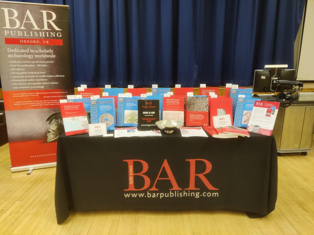We're all set up at #RACTRAC2024! Come say hello at the stall, and don't forget to enter the prize draw for a chance to win a £100 book voucher! 📚