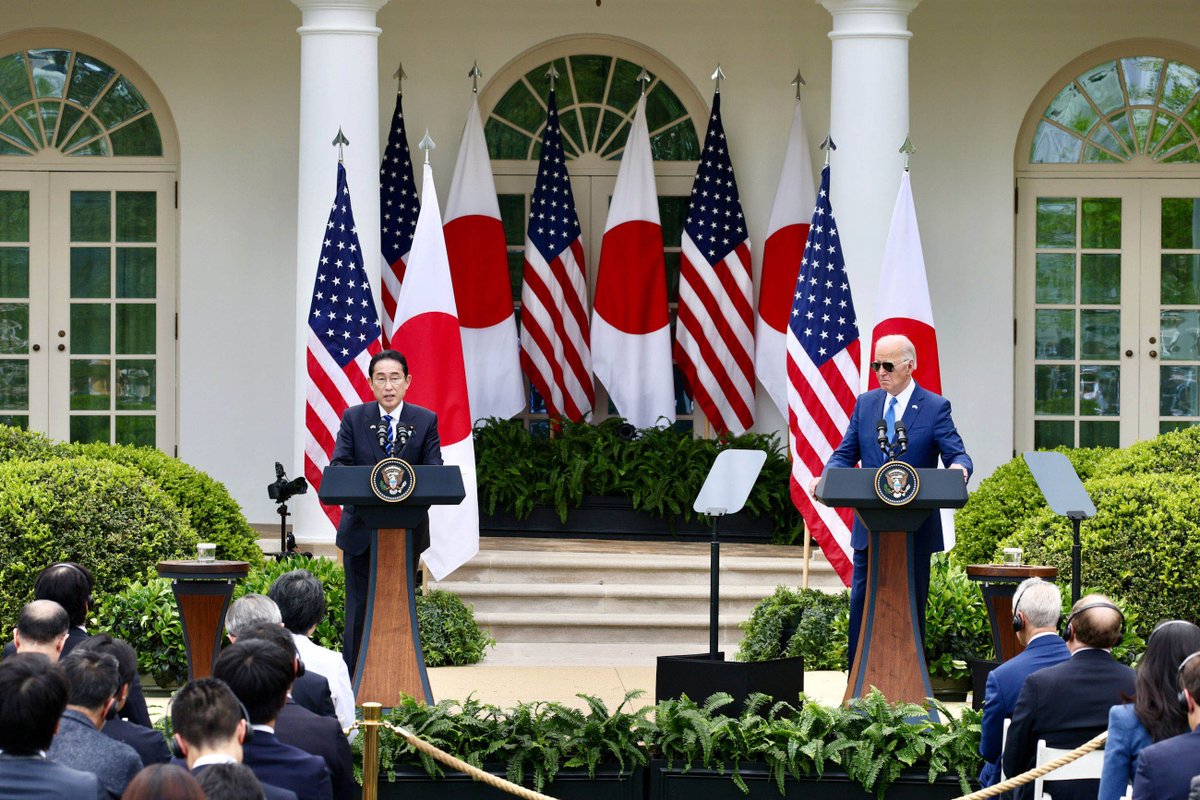 現地時間4月10日、#米国 ・ワシントンDCを公式訪問中の #岸田総理大臣 は、ジョセフ・バイデン大統領と #日米首脳会談 を行いました。 概要はこちら👉mofa.go.jp/mofaj/na/na1/u…