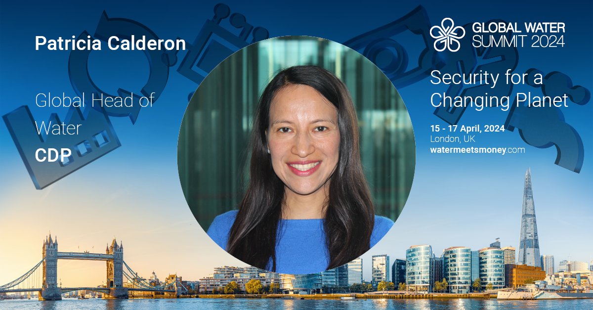 How can we make the connection between corporate water reporting and value creation for investors? CDP’s global head of water, Patricia Calderon, will be discussing at the Global Water Summit in London next week. ➡ More info: ow.ly/Jkek50Rc3aO