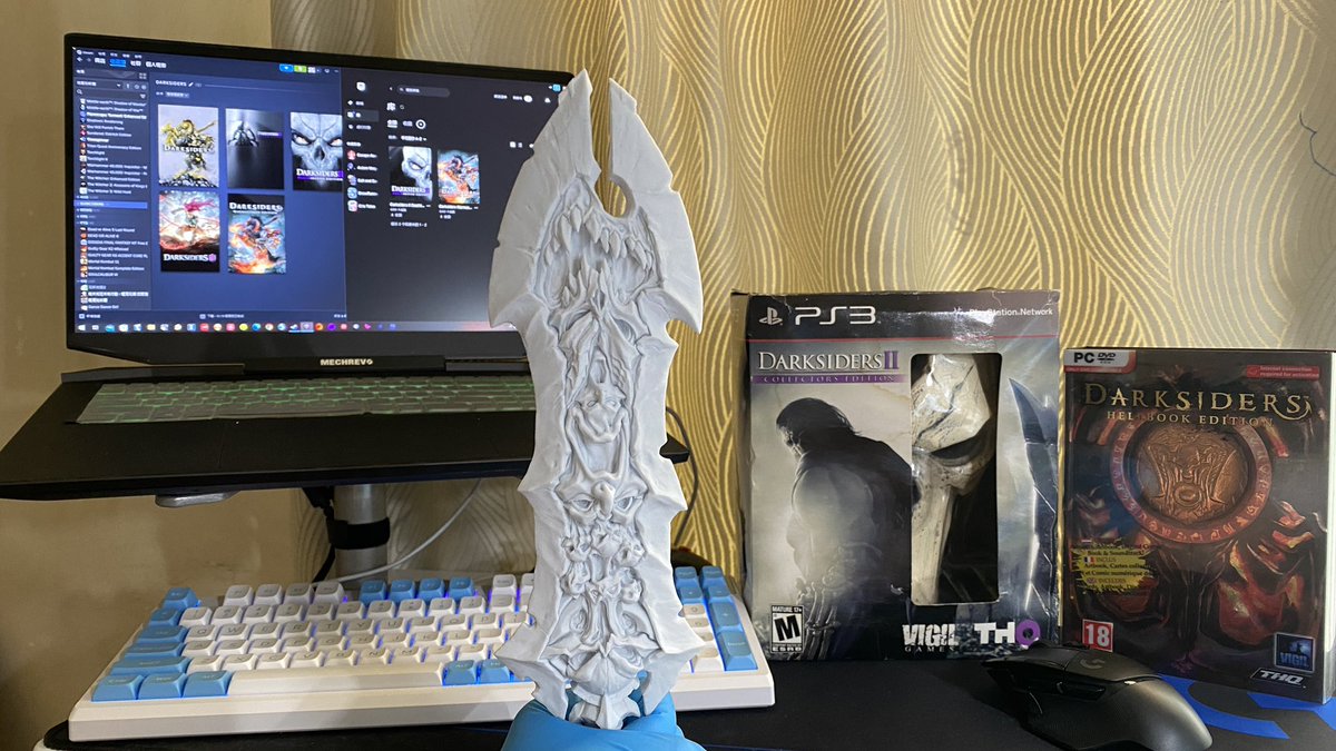 私の大好きなゲームシリーズ「ダークサイダーズ」の新コレクション！！ 
New collection of my favorite game series“Darksiders”！！🤤
原型：<a href="/mhzw2/">魔火之舞2</a>