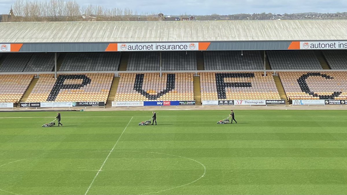 When the Grounds Team do their version of the Full Monty 😉