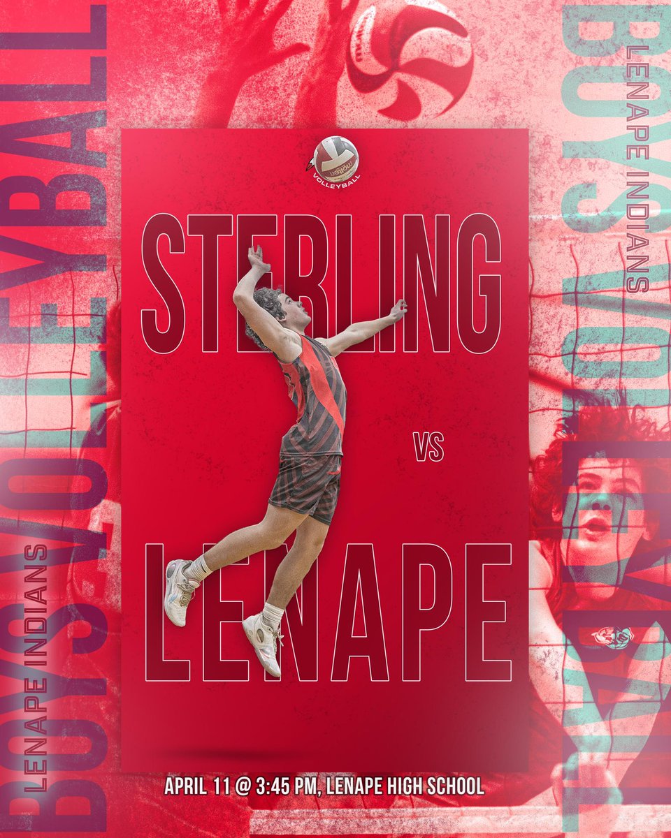 After yesterday’s big win, @lenapeboysvb is back at it today. Let’s go! @ty_barbash13 @christybarbash @LenapeAthletics #Sports #volleyball #sportsgraphic #gameday