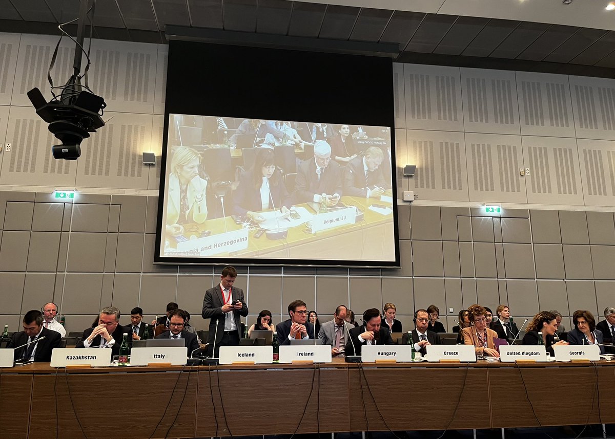Another #OSCE Permanent Council discussing the ongoing 🇷🇺 aggression against 🇺🇦. .@PLinOSCE 🇵🇱: We see no point in partnering in the @OSCE with traitors of its letter & spirit. We will not legitimise corrosion of the very sense of OSCE which is political, not bureaucratic.