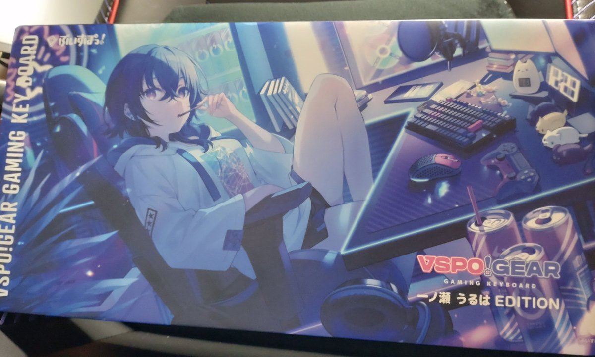 ぶいすぽ! ゲーミングキーボード 一ノ瀬うるはEdition おそう ぶいすぽ! ゲーミングキーボード 一ノ瀬うるはEdition おそう