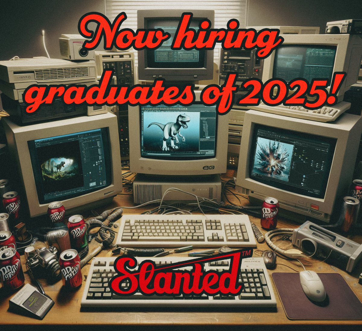 【JOBS】
slantedでは2025年卒業予定のアーティストを募集しております！

小規模ながらカンヌ、ADFEST、VFX Japanなどを受賞
話題作や刺激的な案件に参加できます。
社内設置型社食・携帯電話費補助・確定給付企業年金など
充実した福利厚生で働きやすい職場。

#CGWJOBS
goo.gl/uNgxy2