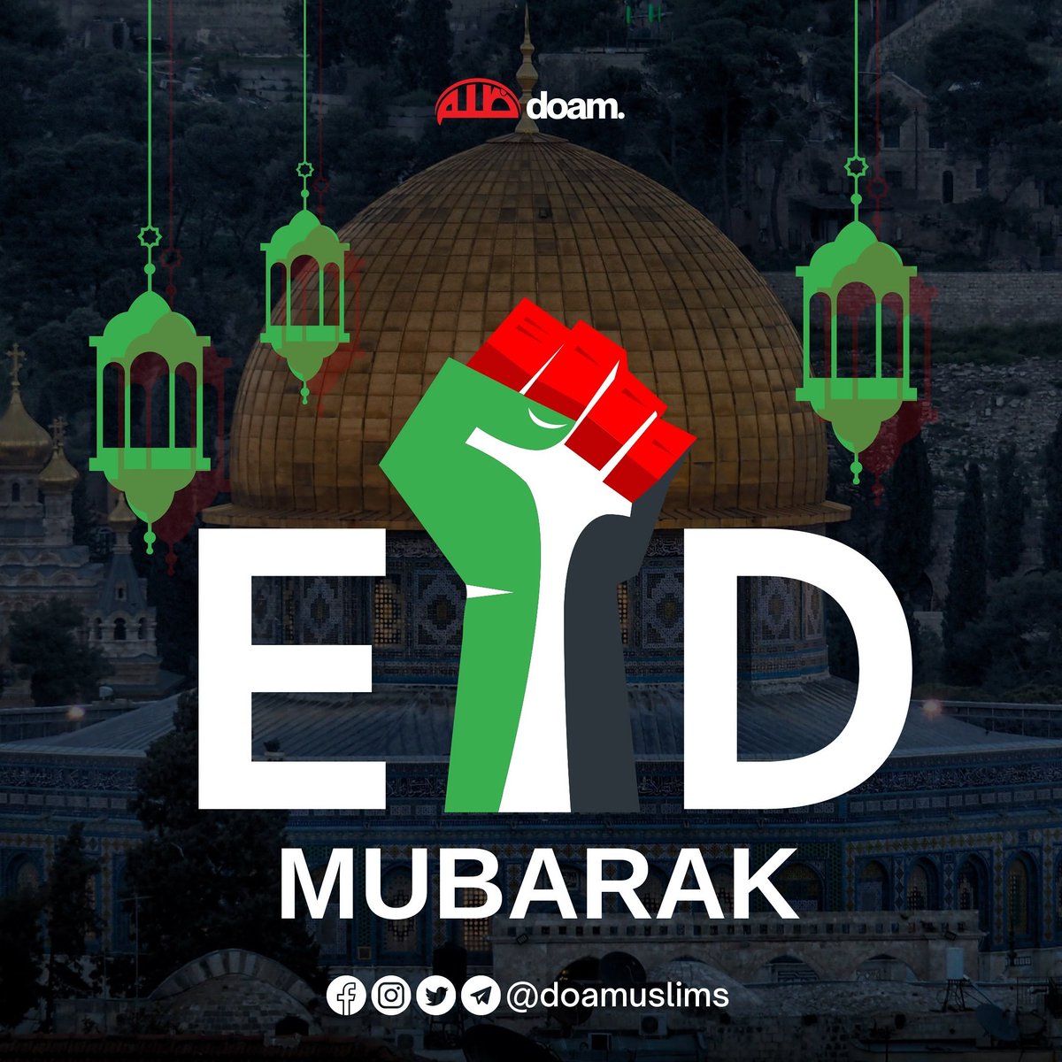 Eid 🌙 Ul Fitar Mubarak To All. Free Palestine 🇵🇸