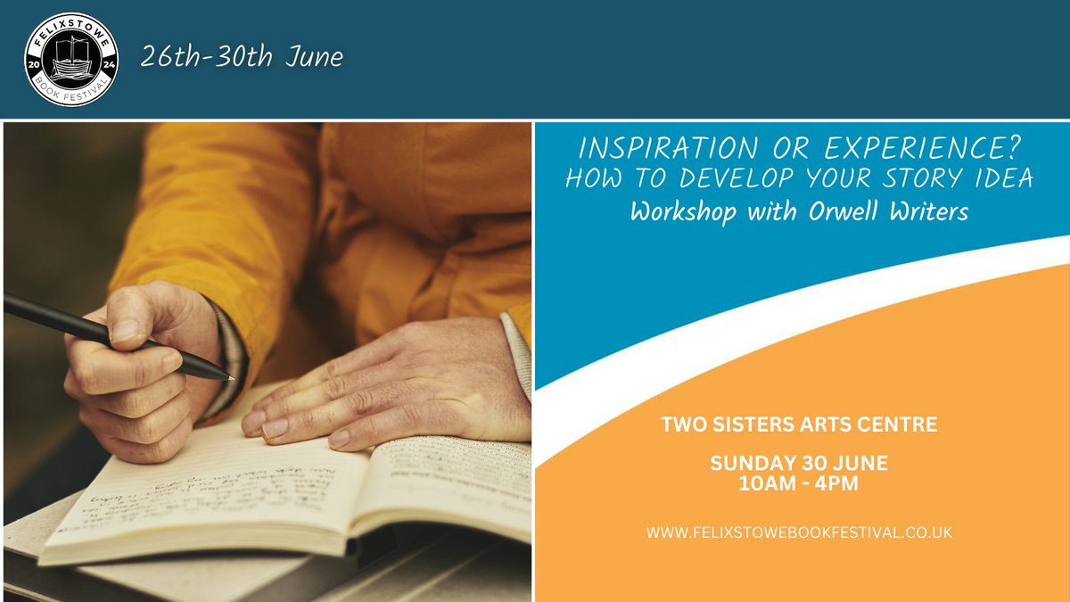 Do you have an idea for a story, but don’t know where to start? Or perhaps you’ve begun, but aren’t sure how to continue? 🤔 This is the workshop for you! 🖊

Discover more and book your place!👇

felixstowebookfestival.co.uk/events/inspira…

#Writing #WritingWorkshop #Suffolk