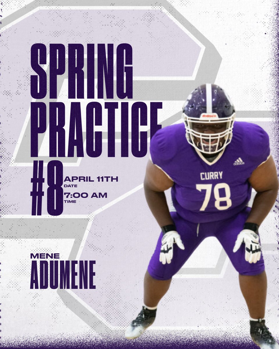 Spring Practice 8️⃣ this morning‼️

#PurpleREIGN ☔️
#d3fb