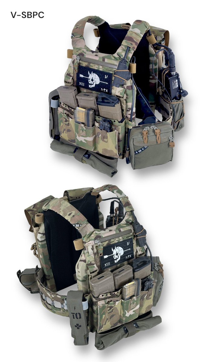 個人装備 Satan's Beetle Plate Bag Satan's Beetle Plate Carrier Multicam & Ranger Green Mix set up