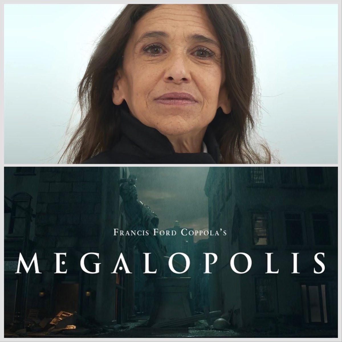 Megalopolis, by Francis Ford Coppola.

Starring our wonderful KATHRYN HUNTER.

Premiering in competition at this year's Cannes Film Festival. 

<a href="/Festival_Cannes/">Festival de Cannes</a> #Megalopolis