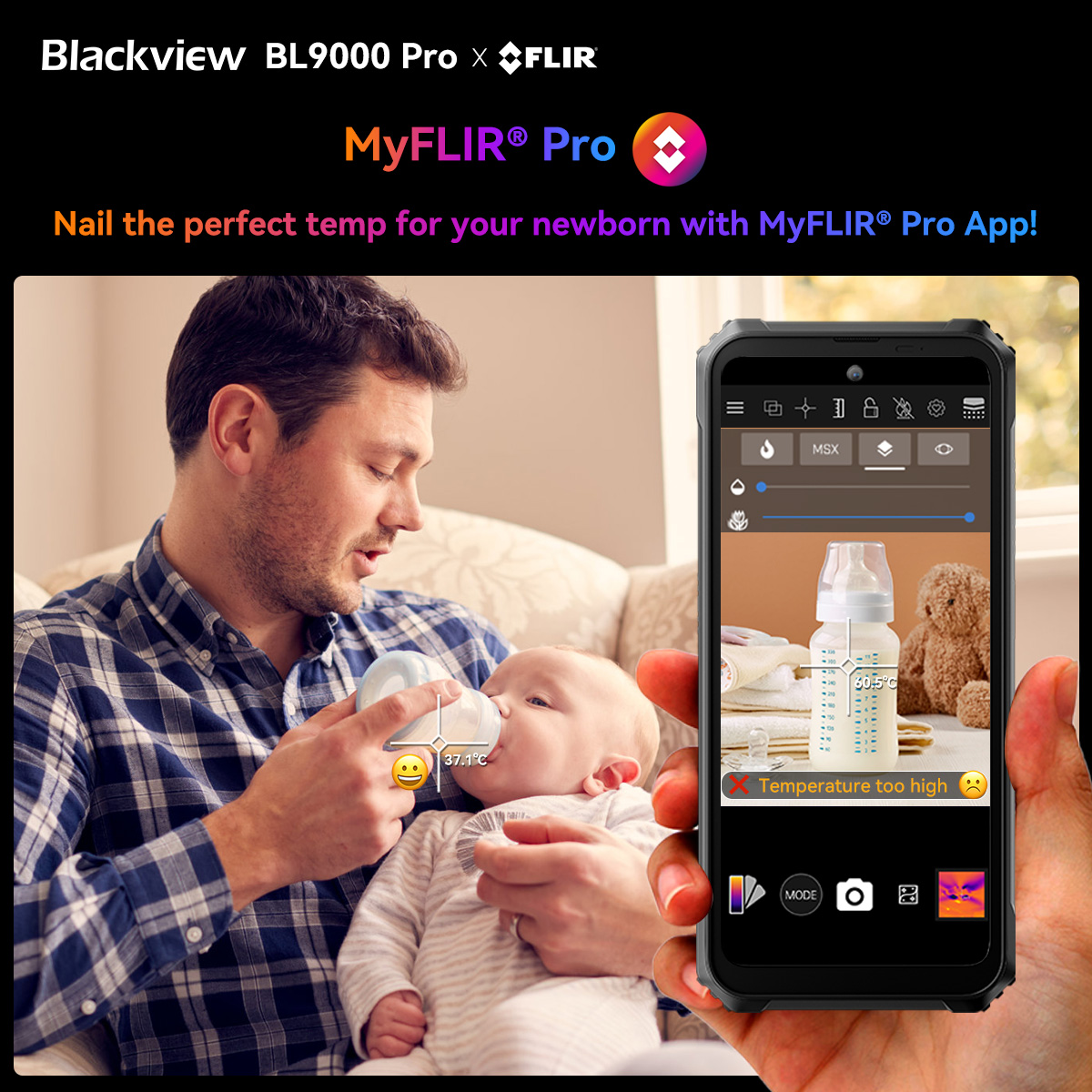 How does a clueless first-time dad become a bottle-feeding pro with a #Blackview #BL9000Pro in hand? Perfect bottle temperature every time with upgraded #FLIR thermal tech in the BL9000 Pro!
Explore more: s.click.aliexpress.com/e/_oEi5QH6