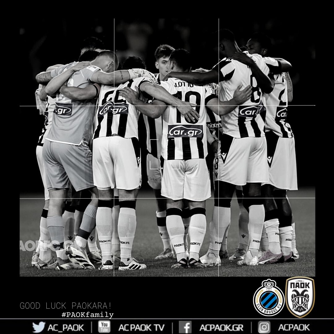 Good Luck #PAOKARA ⚫️⚪️ | @paok_fc #ACPAOK #PAOK #PAOKFC #PAOKfamily #UECL #HereIsNorth