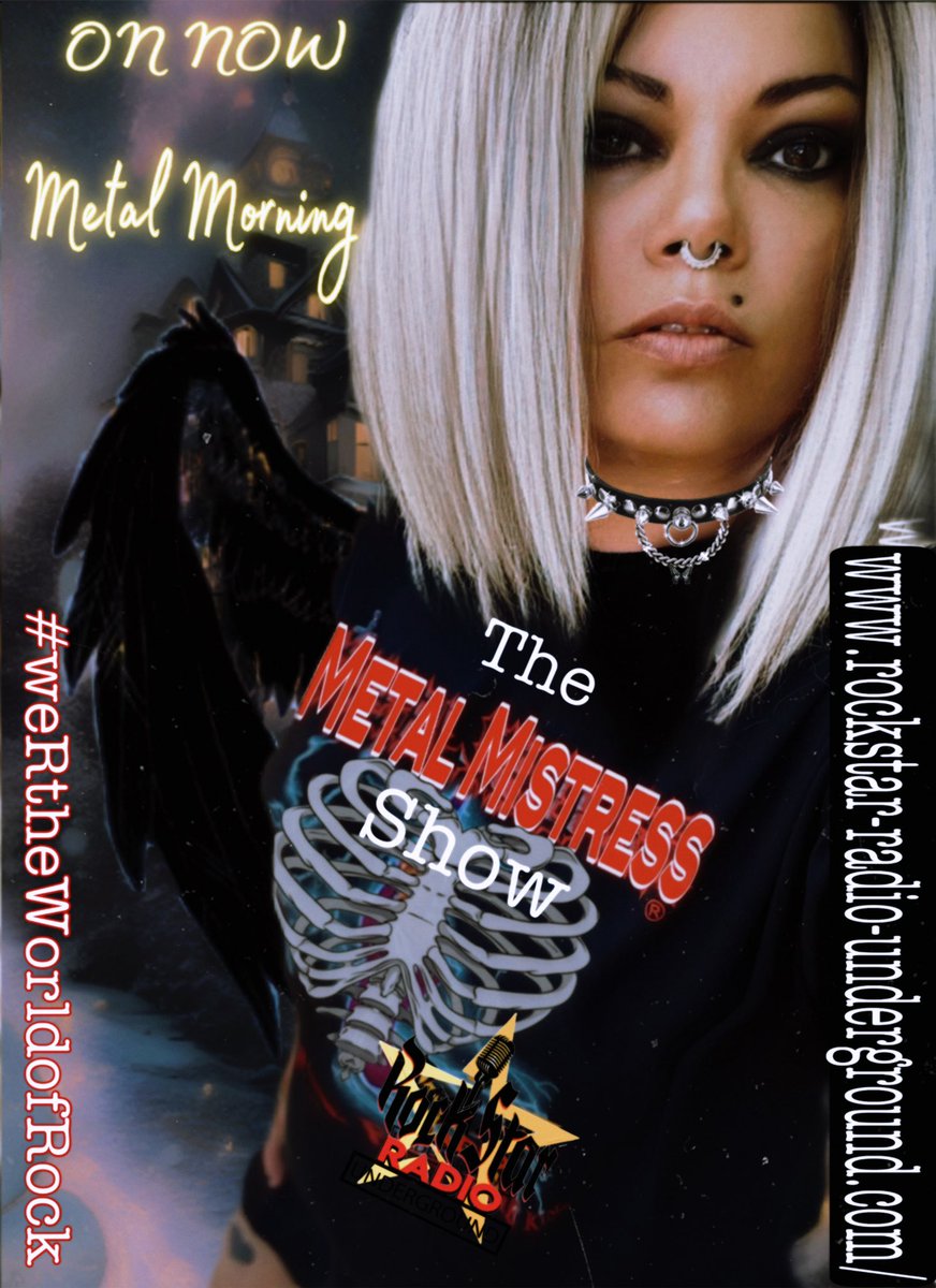 Next show is THE METAL MISTRESS Thanks for Listening To ROCKSTAR-RADIO UNDERGROUND Download LIVE365 App on your Apple or Android device FREE 👇👇👇✨💋🎧to Listen live365.com/station/Rockst… rockstar-radio-underground.com #weRtheWorldofRock