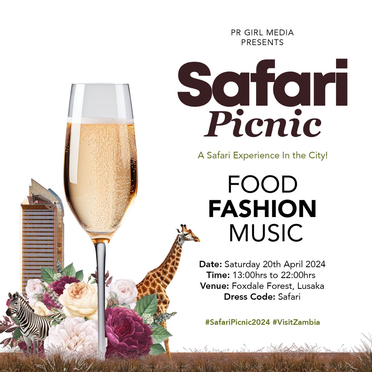 SAFARI PICNIC 2024 - A SAFARI EXPERIENCE IN THE CITY! 🥂 🟤 FOOD 🟤 FASHION 🟤 MUSIC Check out the stunning @ForestFoxdale, the perfect venue for the #SafariPicnic2024 on 20th April! 🤎🪵☀️🍂 🧀🥂 Tickets available here: wa.me/message/E57X5F… #PRgirl2024