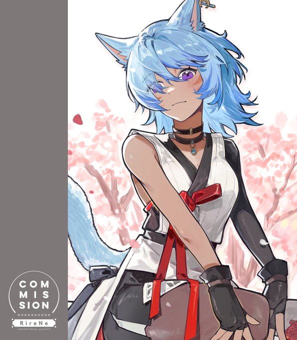 「dark skin miqo'te」 illustration images(Latest)