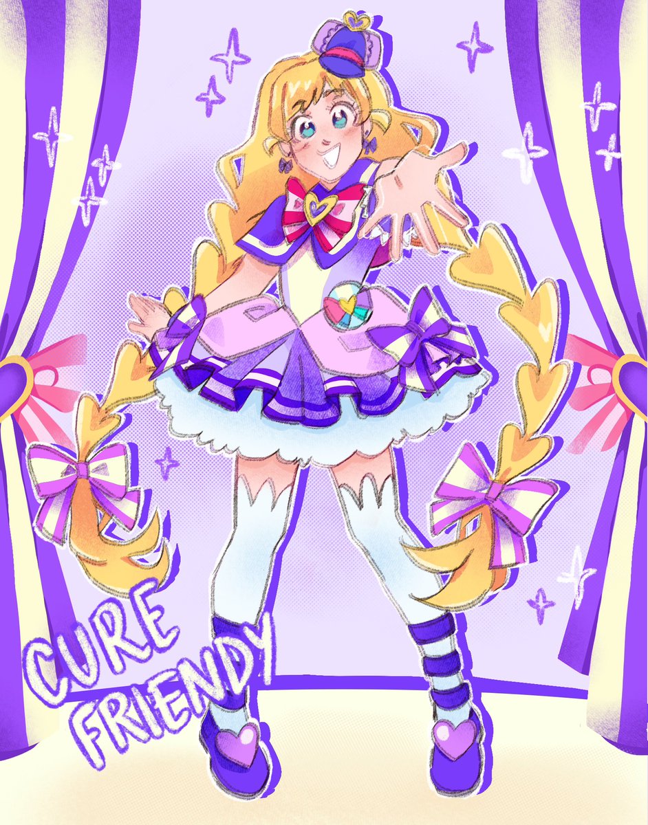 she’s so fun #wonderfulprecure #wonderfulprecurefanart #curefriendy #curefriendyfanart